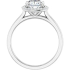 The Classic Halo Engagement Ring | Cushion | 2 ¼ CTW