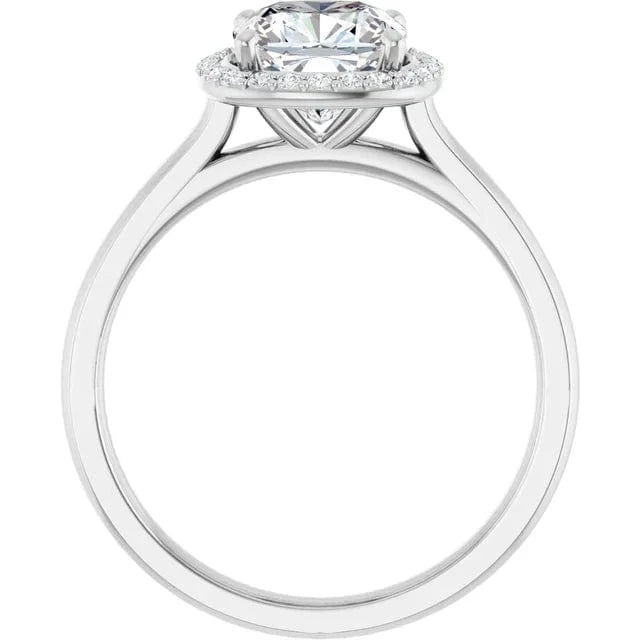 The Classic Halo Engagement Ring | Cushion | 2 ¼ CTW
