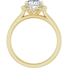 The Classic Halo Engagement Ring | Cushion | 2 ¼ CTW