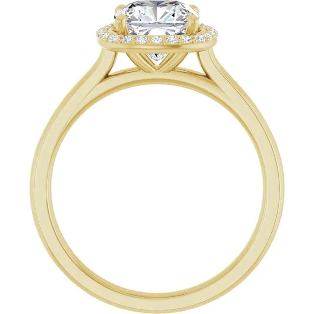 The Classic Halo Engagement Ring | Cushion | 2 ¼ CTW
