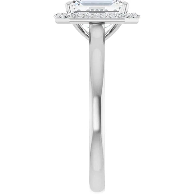 The Classic Halo Engagement Ring | Emerald | 2 ¼ CTW