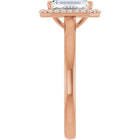 The Classic Halo Engagement Ring | Emerald | 2 ¼ CTW