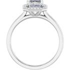 The Classic Halo Engagement Ring | Emerald | 2 ¼ CTW