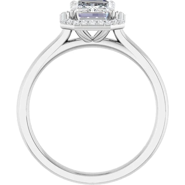 The Classic Halo Engagement Ring | Emerald | 2 ¼ CTW
