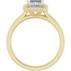 The Classic Halo Engagement Ring | Emerald | 2 ¼ CTW