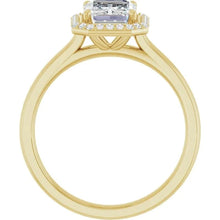 The Classic Halo Engagement Ring | Emerald | 2 ¼ CTW