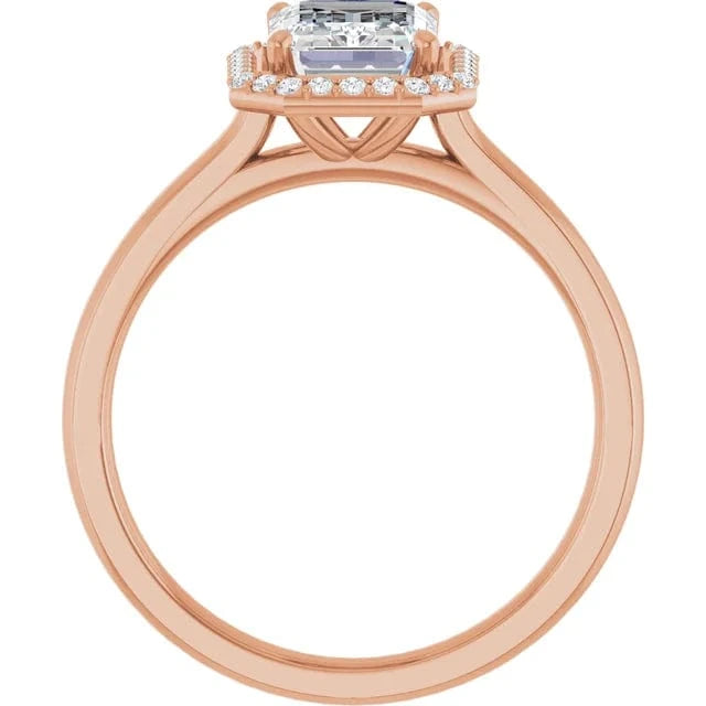 The Classic Halo Engagement Ring | Emerald | 2 ¼ CTW