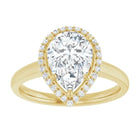 The Classic Halo Engagement Ring | Pear | 2 ¼ CTW