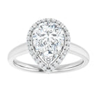 The Classic Halo Engagement Ring | Pear | 2 ¼ CTW
