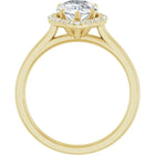 The Classic Halo Engagement Ring | Pear | 2 ¼ CTW