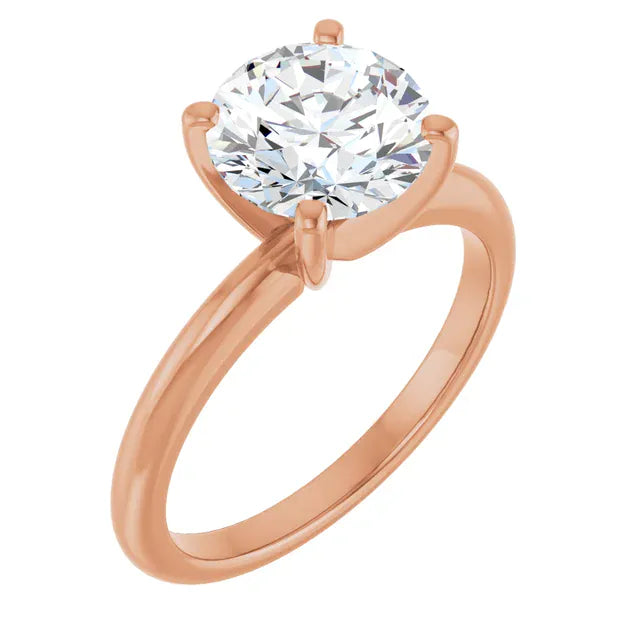The Classic 4-Prong Solitaire Engagement Ring | Round | 2 CTW