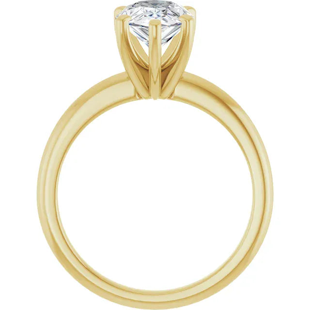 The Classic 6-Prong Solitaire Engagement Ring | Pear | 2 CTW