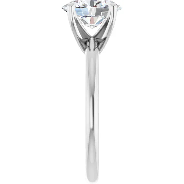 The Classic 4-Prong Solitaire Engagement Ring | Oval | 2 CTW