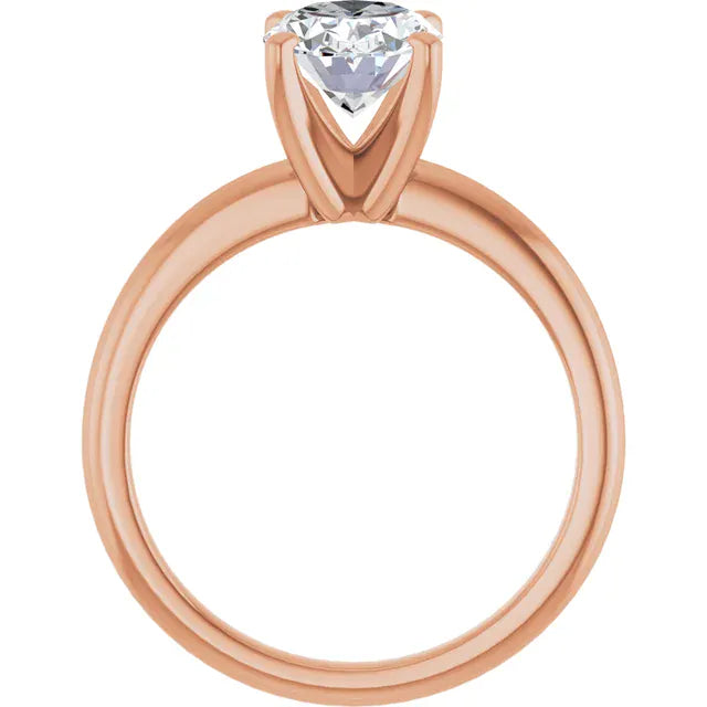 The Classic 4-Prong Solitaire Engagement Ring | Oval | 2 CTW