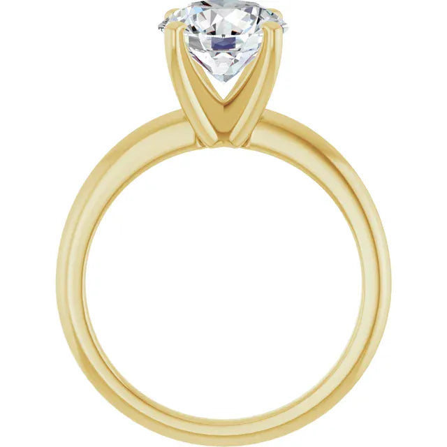 The Classic 4-Prong Solitaire Engagement Ring | Round | 2 CTW