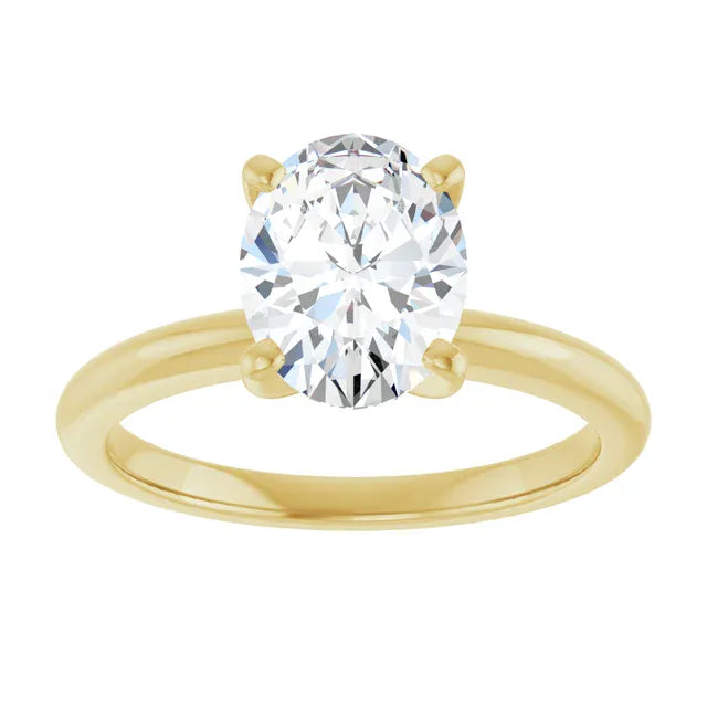 The Classic 4-Prong Solitaire Engagement Ring | Oval | 2 CTW