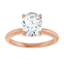 The Classic 4-Prong Solitaire Engagement Ring | Oval | 2 CTW