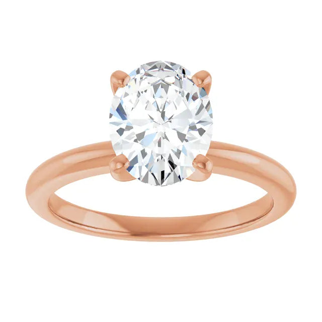 The Classic 4-Prong Solitaire Engagement Ring | Oval | 2 CTW