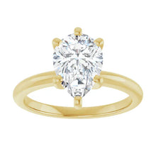 The Classic 6-Prong Solitaire Engagement Ring | Pear | 2 CTW