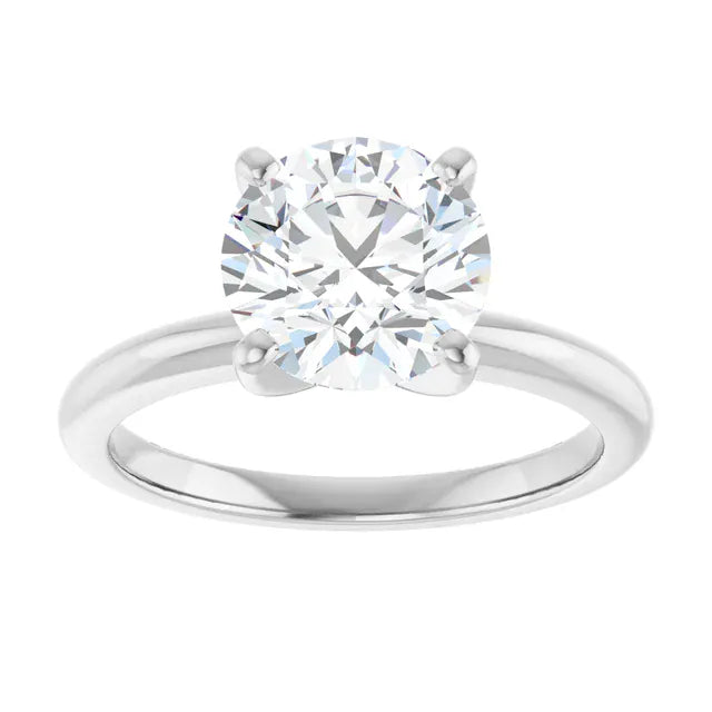 The Classic 4-Prong Solitaire Engagement Ring | Round | 2 CTW