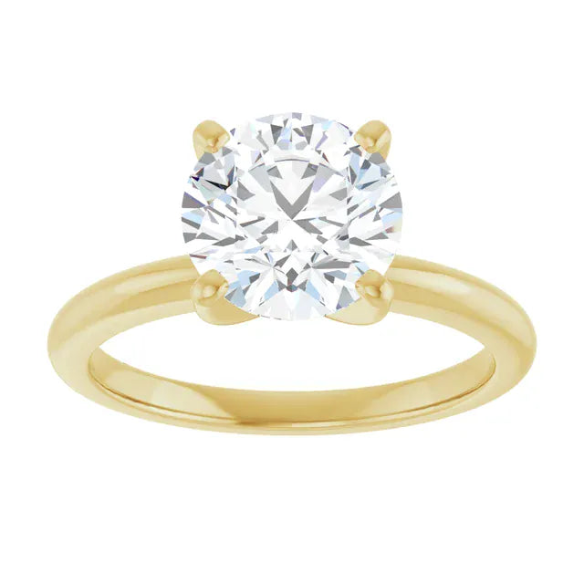 The Classic 4-Prong Solitaire Engagement Ring | Round | 2 CTW