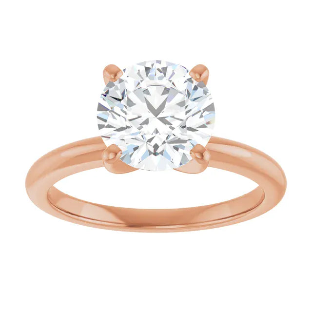 The Classic 4-Prong Solitaire Engagement Ring | Round | 2 CTW