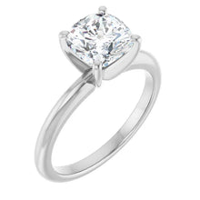 The Classic 4-Prong Solitaire Engagement Ring | Cushion | 2 CTW