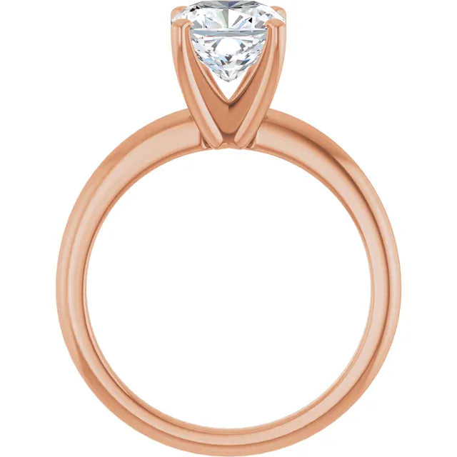 The Classic 4-Prong Solitaire Engagement Ring | Cushion | 2 CTW