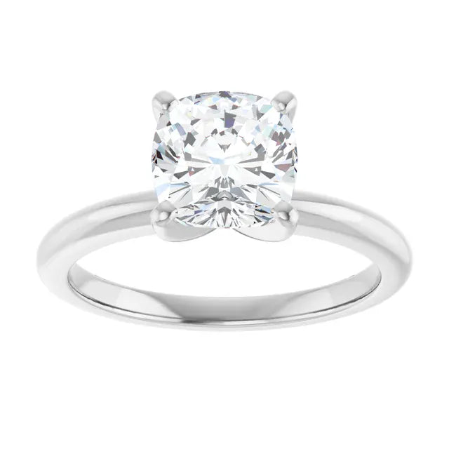 The Classic 4-Prong Solitaire Engagement Ring | Cushion | 2 CTW