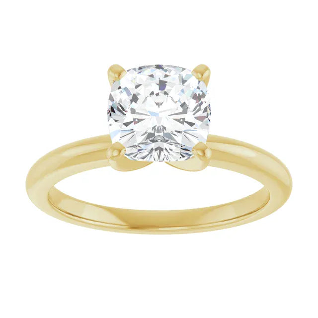 The Classic 4-Prong Solitaire Engagement Ring | Cushion | 2 CTW