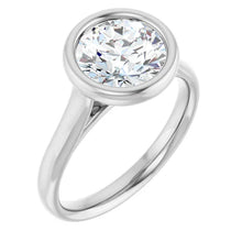 The Classic Bezel Engagement Ring | Round | 2 CTW