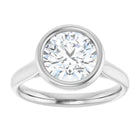 The Classic Bezel Engagement Ring | Round | 2 CTW