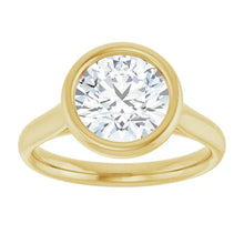 The Classic Bezel Engagement Ring | Round | 2 CTW