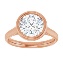 The Classic Bezel Engagement Ring | Round | 2 CTW