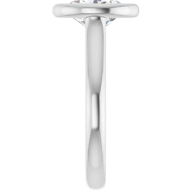 The Classic Bezel Engagement Ring | Oval | 2 CTW