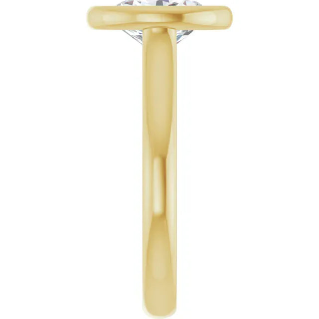 The Classic Bezel Engagement Ring | Oval | 2 CTW