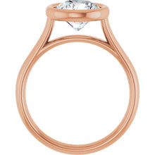 The Classic Bezel Engagement Ring | Round | 2 CTW