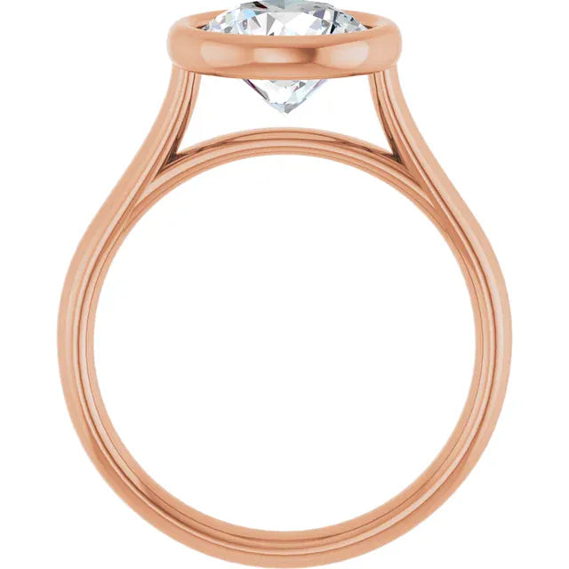 The Classic Bezel Engagement Ring | Round | 2 CTW