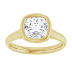 The Classic Bezel Engagement Ring | Cushion | 2 CTW