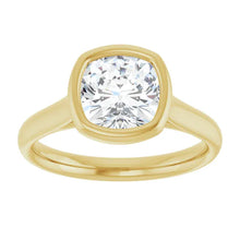 The Classic Bezel Engagement Ring | Cushion | 2 CTW