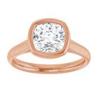 The Classic Bezel Engagement Ring | Cushion | 2 CTW