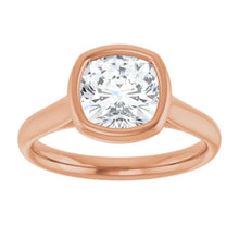 The Classic Bezel Engagement Ring | Cushion | 2 CTW