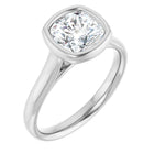 The Classic Bezel Engagement Ring | Cushion | 2 CTW