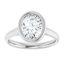 The Classic Bezel Engagement Ring | Oval | 2 CTW