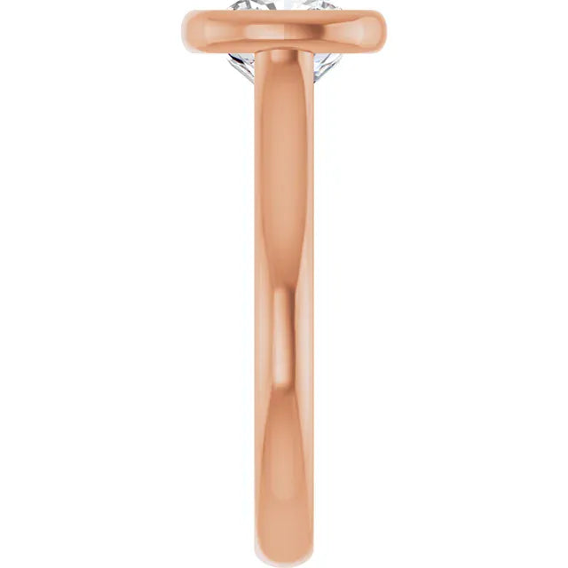 The Classic Bezel Engagement Ring | Cushion | 2 CTW