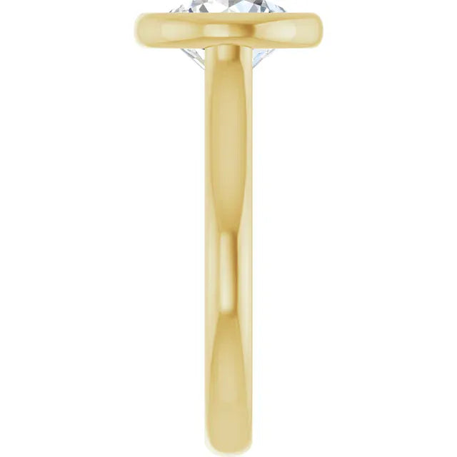 The Classic Bezel Engagement Ring | Round | 2 CTW