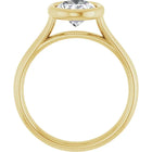 The Classic Bezel Engagement Ring | Oval | 2 CTW
