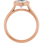 The Classic Bezel Engagement Ring | Oval | 2 CTW