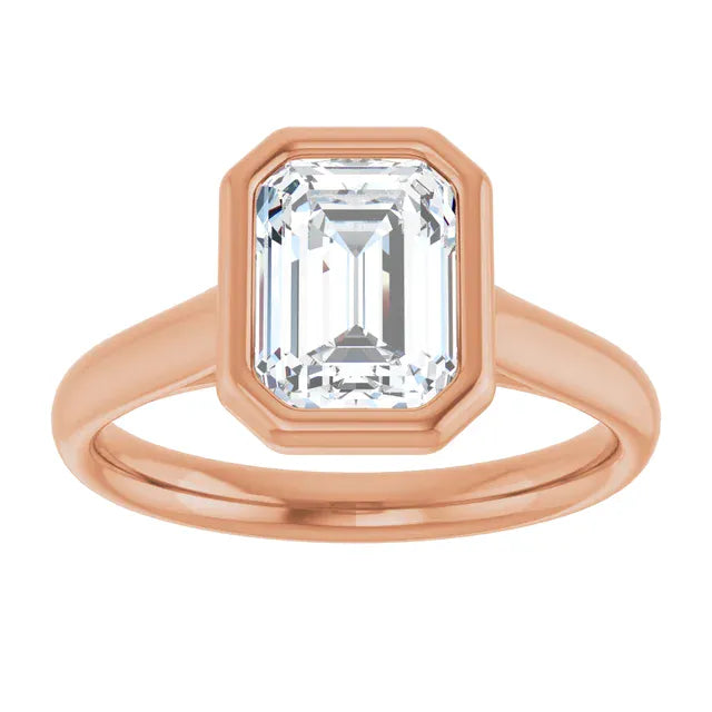 The Classic Bezel Engagement Ring | Emerald | 2 CTW