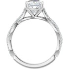 The Timeless Twisted Pavé Engagement Ring | Cushion | 2 ¼ CTW
